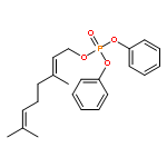 Phosphoric acid, (2E)-3,7-dimethyl-2,6-octadienyl diphenyl ester