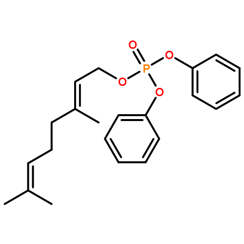 Phosphoric acid, (2E)-3,7-dimethyl-2,6-octadienyl diphenyl ester