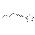 Thiophene, 2-(1-hexynyl)-