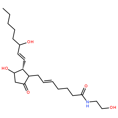 Prosta-5,13-dien-1-amide,11,15-dihydroxy-N-(2-hydroxyethyl)-9-oxo-, (5Z,11a,13E,15S)-