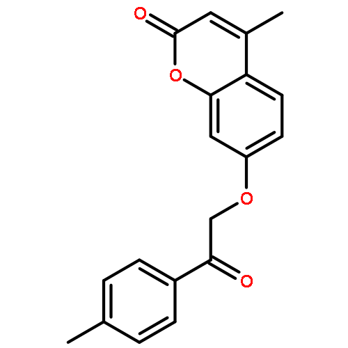 2H-1-Benzopyran-2-one, 4-methyl-7-[2-(4-methylphenyl)-2-oxoethoxy]-