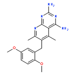 Pyrido[2,3-d]pyrimidine-2,4-diamine,6-[(2,5-dimethoxyphenyl)methyl]-5,7-dimethyl-