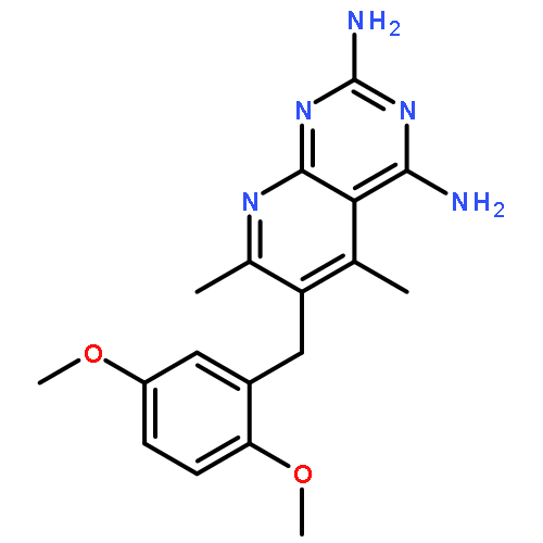 Pyrido[2,3-d]pyrimidine-2,4-diamine,6-[(2,5-dimethoxyphenyl)methyl]-5,7-dimethyl-