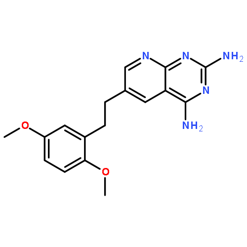 Pyrido[2,3-d]pyrimidine-2,4-diamine, 6-[2-(2,5-dimethoxyphenyl)ethyl]-