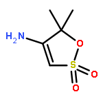 5H-1,2-Oxathiol-4-amine, 5,5-dimethyl-, 2,2-dioxide