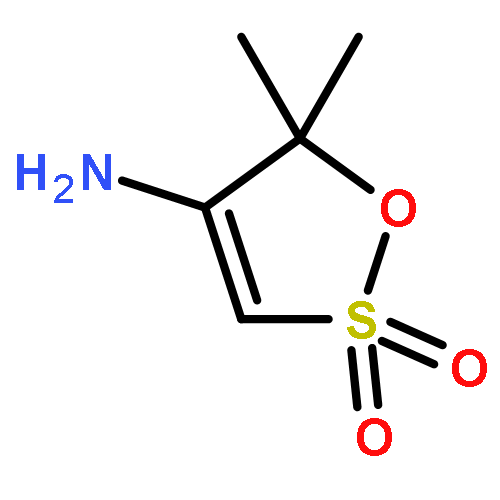 5H-1,2-Oxathiol-4-amine, 5,5-dimethyl-, 2,2-dioxide