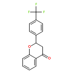 4H-1-Benzopyran-4-one, 2,3-dihydro-2-[4-(trifluoromethyl)phenyl]-