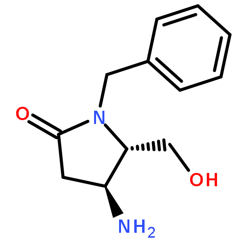 2-Pyrrolidinone, 4-amino-5-(hydroxymethyl)-1-(phenylmethyl)-, (4S,5S)-