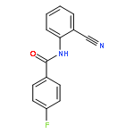 Benzamide, N-(2-cyanophenyl)-4-fluoro-