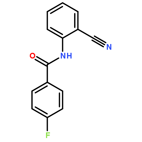 Benzamide, N-(2-cyanophenyl)-4-fluoro-