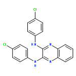 2,3-Quinoxalinediamine, N,N'-bis(4-chlorophenyl)-