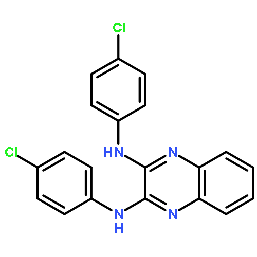 2,3-Quinoxalinediamine, N,N'-bis(4-chlorophenyl)-