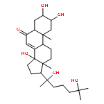 Cholest-7-en-6-one,2,3,14,20,25-pentahydroxy-, (2b,3b,5b)-