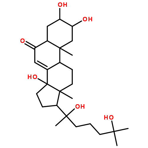 Cholest-7-en-6-one,2,3,14,20,25-pentahydroxy-, (2b,3b,5b)-