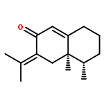 2(3H)-Naphthalenone,4,4a,5,6,7,8-hexahydro-4a,5-dimethyl-3-(1-methylethylidene)-, (4aR,5S)-