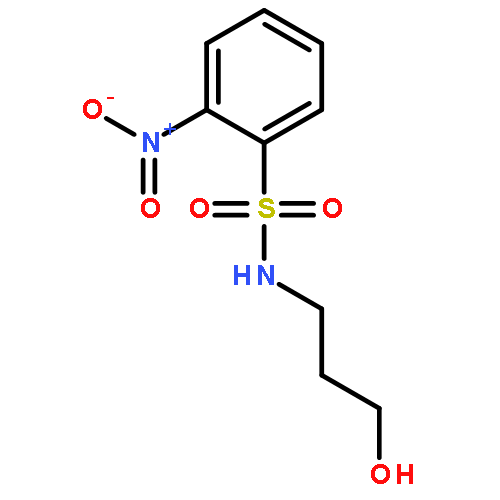 Benzenesulfonamide, N-(3-hydroxypropyl)-2-nitro-