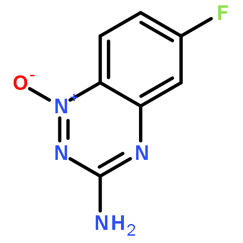 1,2,4-Benzotriazin-3-amine, 6-fluoro-, 1-oxide