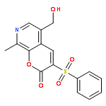 3-Benzenesulfonyl-5-hydroxymethyl-8-methyl-pyrano[2,3-c]pyridin-2-one