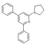 Pyridine, 2,4-diphenyl-6-(1-pyrrolidinyl)-