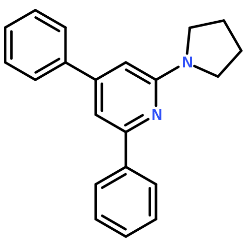 Pyridine, 2,4-diphenyl-6-(1-pyrrolidinyl)-