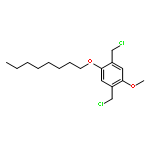 Benzene,1,4-bis(chloromethyl)-2-methoxy-5-(octyloxy)-