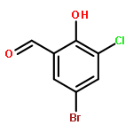 5-bromo-3-chloro-2-hydroxybenzaldehyde