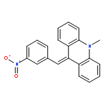 Acridine, 9,10-dihydro-10-methyl-9-[(3-nitrophenyl)methylene]-