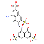 4-[(2E)-2-(8-amino-1-oxo-3,6-disulfonaphthalen-2(1H)-ylidene)hydrazinyl]-5-hydroxynaphthalene-2,7-disulfonic acid