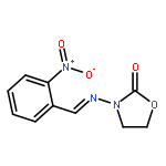 2-Oxazolidinone,3-[[(2-nitrophenyl)methylene]amino]-