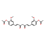 1,6-Heptadiene-3,5-dione,1,7-bis[4-(acetyloxy)-3-methoxyphenyl]-, (E,E)-