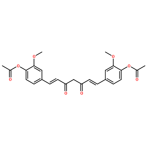 1,6-Heptadiene-3,5-dione,1,7-bis[4-(acetyloxy)-3-methoxyphenyl]-, (E,E)-