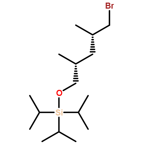 SILANE, [[(2R,4S)-5-BROMO-2,4-DIMETHYLPENTYL]OXY]TRIS(1-METHYLETHYL)-