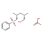 1-Pentanol, 2,4-dimethyl-5-(phenylsulfonyl)-, acetate, (2S,4R)-