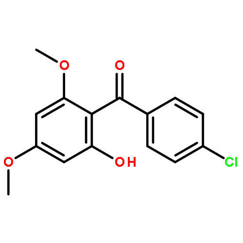 Methanone, (4-chlorophenyl)(2-hydroxy-4,6-dimethoxyphenyl)-