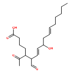 7,11-Heptadecadienoic acid, 5-acetyl-6-formyl-9-hydroxy-, (7E,11Z)-