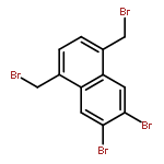 Naphthalene, 6,7-dibromo-1,4-bis(bromomethyl)-