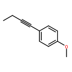 Benzene,1-(1-butyn-1-yl)-4-methoxy-