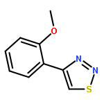 1,2,3-Thiadiazole, 4-(2-methoxyphenyl)-