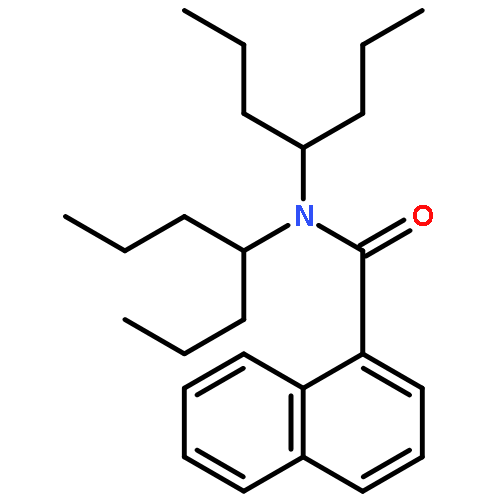 1-Naphthalenecarboxamide, N,N-bis(1-propylbutyl)-