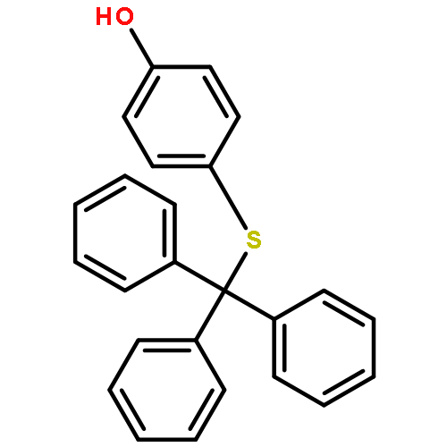 Phenol, 4-[(triphenylmethyl)thio]-