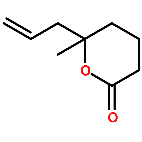 2H-Pyran-2-one, tetrahydro-6-methyl-6-(2-propenyl)-