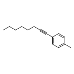 Benzene, 1-methyl-4-(1-octynyl)-