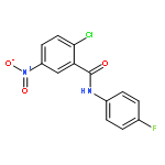 2-Chloro-N-(4-fluoro-phenyl)-5-nitro-benzamide