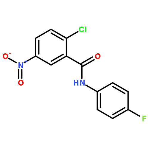 2-Chloro-N-(4-fluoro-phenyl)-5-nitro-benzamide