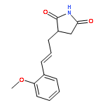 2,5-PYRROLIDINEDIONE, 3-[3-(2-METHOXYPHENYL)-2-PROPENYL]-