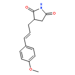 2,5-PYRROLIDINEDIONE, 3-[3-(4-METHOXYPHENYL)-2-PROPENYL]-