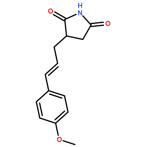 2,5-PYRROLIDINEDIONE, 3-[3-(4-METHOXYPHENYL)-2-PROPENYL]-