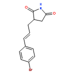 2,5-Pyrrolidinedione, 3-[3-(4-bromophenyl)-2-propenyl]-