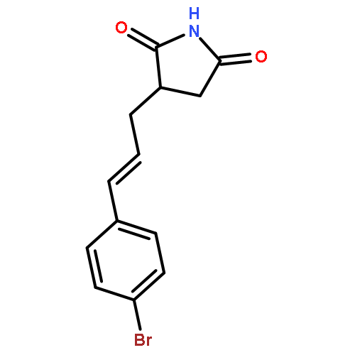 2,5-Pyrrolidinedione, 3-[3-(4-bromophenyl)-2-propenyl]-