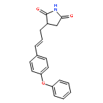 2,5-PYRROLIDINEDIONE, 3-[3-(4-PHENOXYPHENYL)-2-PROPENYL]-